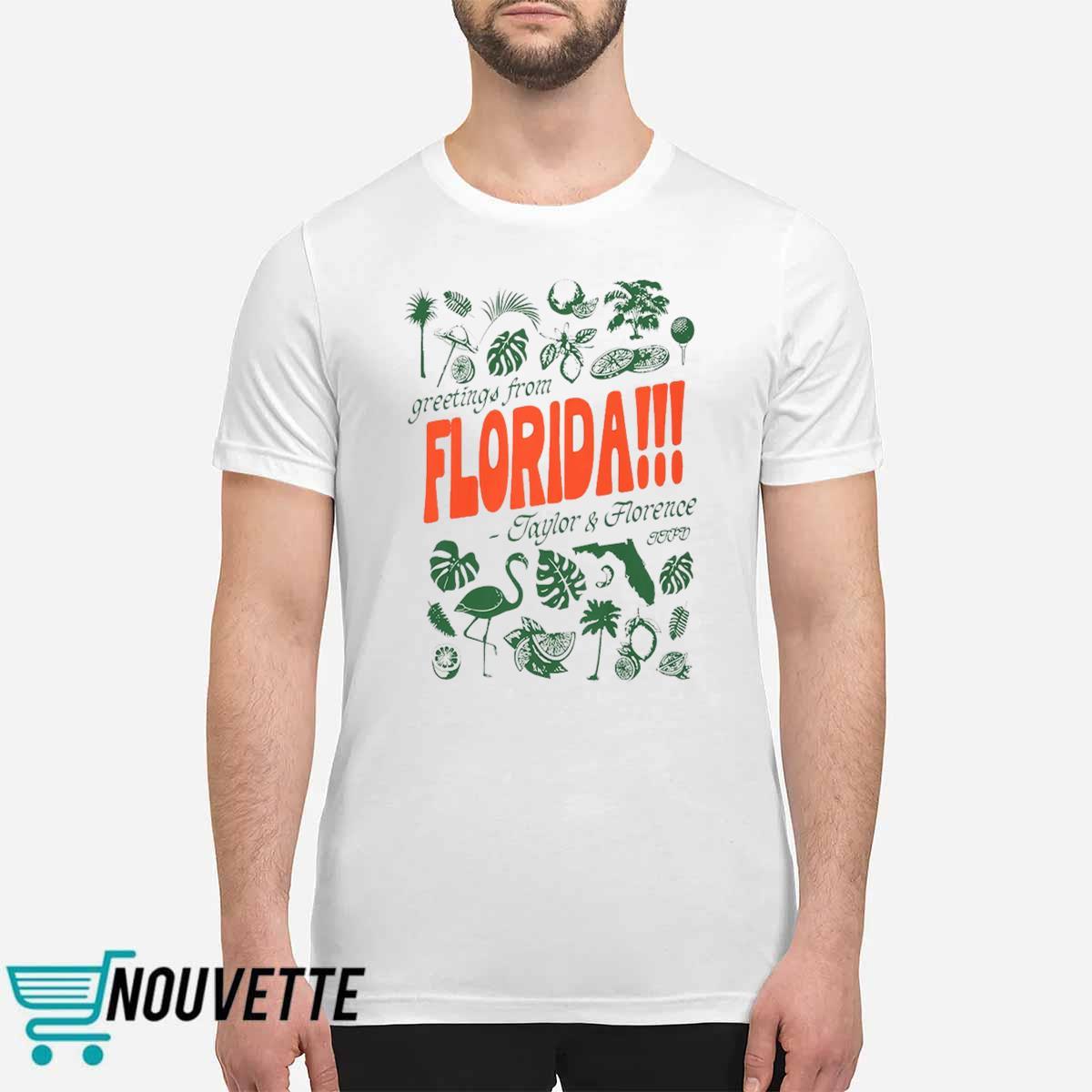 Greetings From Florida Taylor And Florence TTPD Shirt Greetings From Florida Taylor And Florence TTPD Shirt