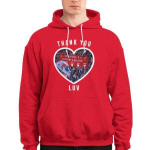 Jurgen Klopp Thank You Luv I'll Never Walk Alone Again Hoodie