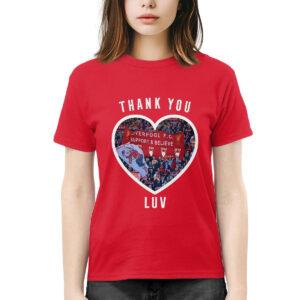 Jurgen Klopp Thank You Luv I'll Never Walk Alone Again Hoodie