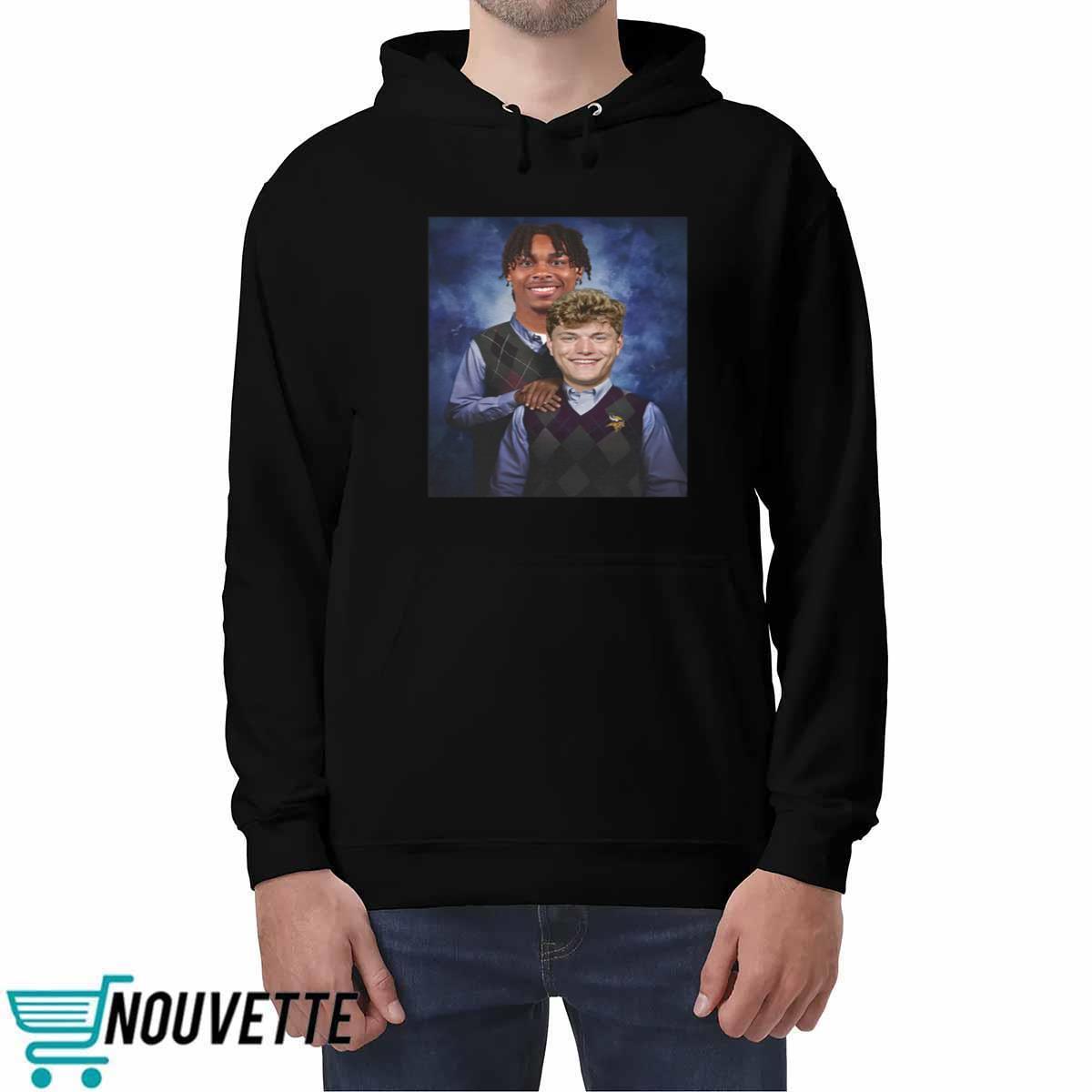 Justin Jefferson JJ McCarthy Vikings Vintage Step Brothers Shirt Justin Jefferson JJ McCarthy Vikings Vintage Step Brothers Shirt
