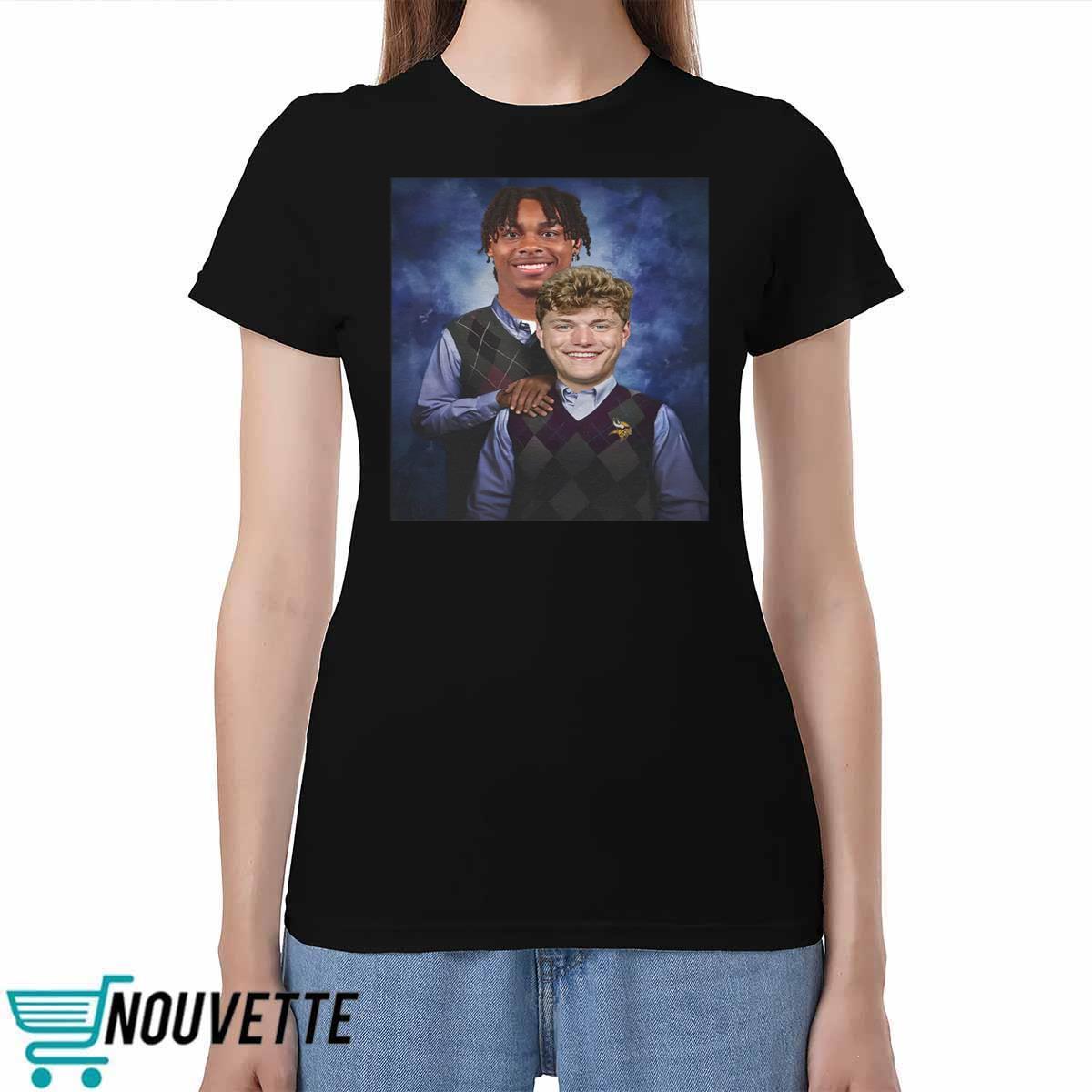 Justin Jefferson JJ McCarthy Vikings Vintage Step Brothers Justin Jefferson JJ McCarthy Vikings Vintage Step Brothers Shirt