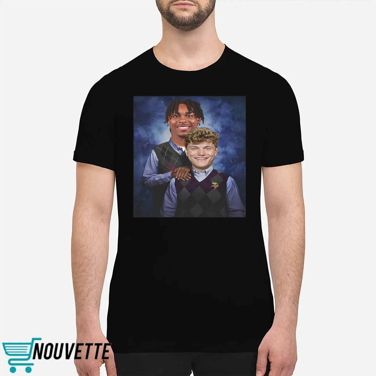 Justin Jefferson JJ McCarthy Vikings Vintage Step Brothers Shirt Justin Jefferson JJ McCarthy Vikings Vintage Step Brothers Shirt