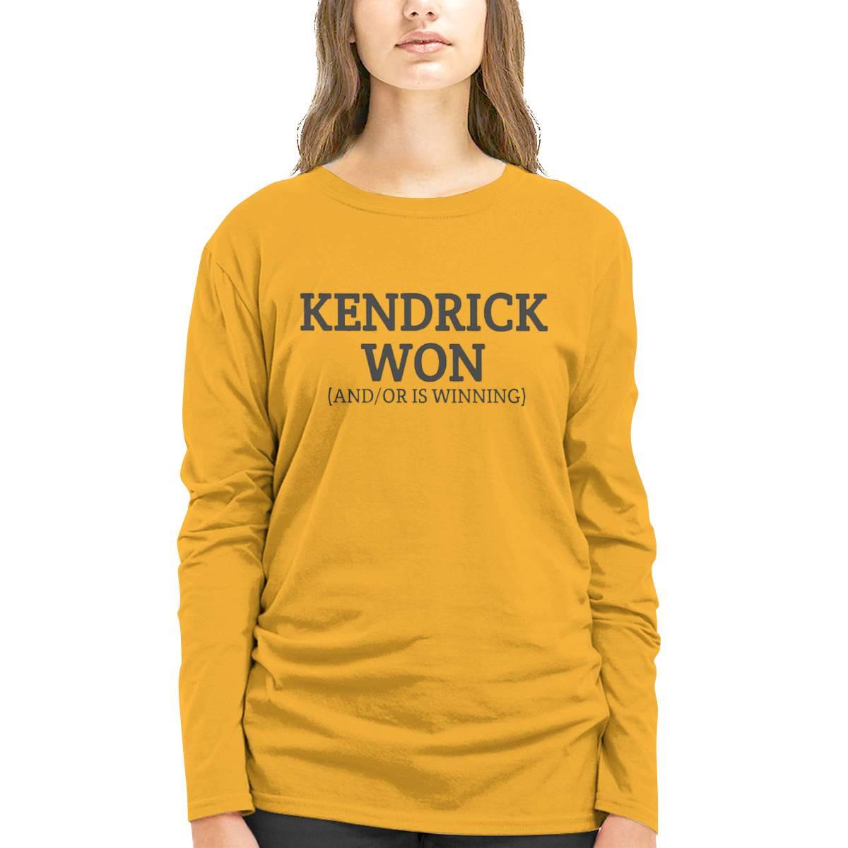Kendrick Won And Or Is Winning Shirt Kendrick Won And Or Is Winning Shirt