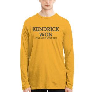 Kendrick Won And Or Is Winning Shirt 5 Kendrick Won And Or Is Winning Shirt