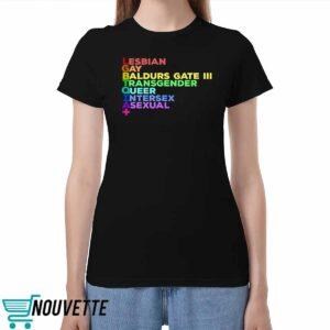 Lesbian Gay Baldurs Gate Transgender Queer Intersex Asexual Shirt Lesbian Gay Baldurs Gate Transgender Queer Intersex Asexual Shirt