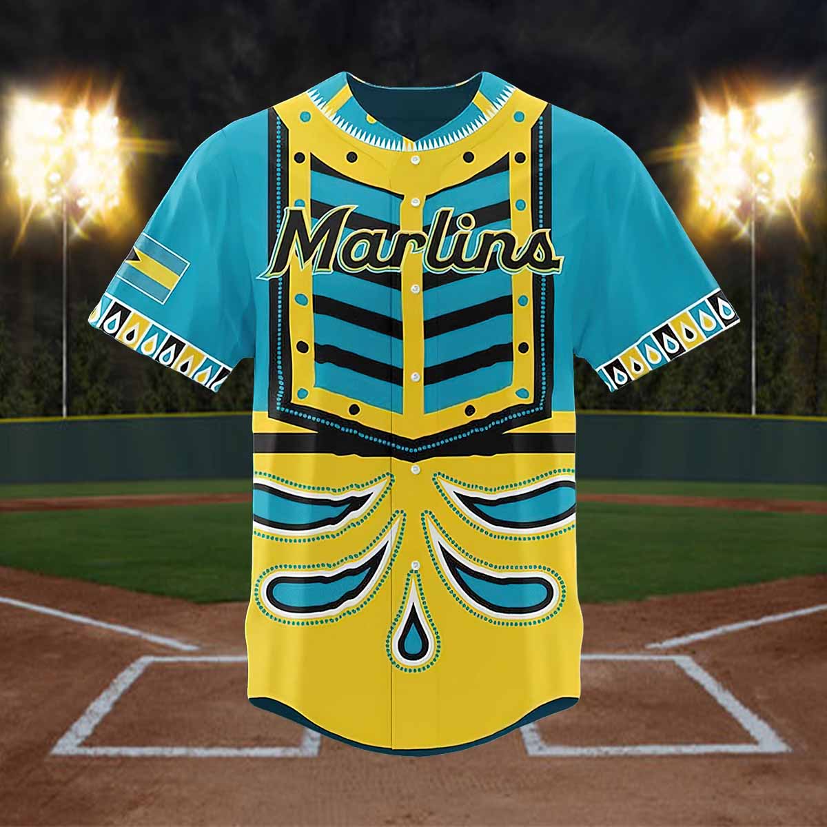 Marlins Bahamian Heritage Jersey 2024 Giveaway Marlins Bahamian Heritage Jersey 2024 Giveaway
