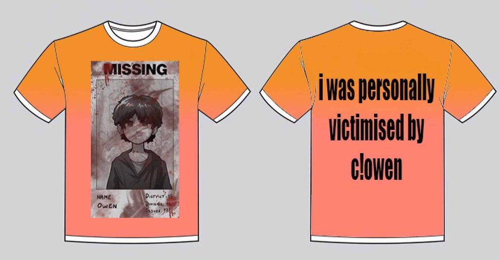 Missing I Was Personally Victimised By Clowen Shirt Missing I Was Personally Victimised By Clowen Shirt