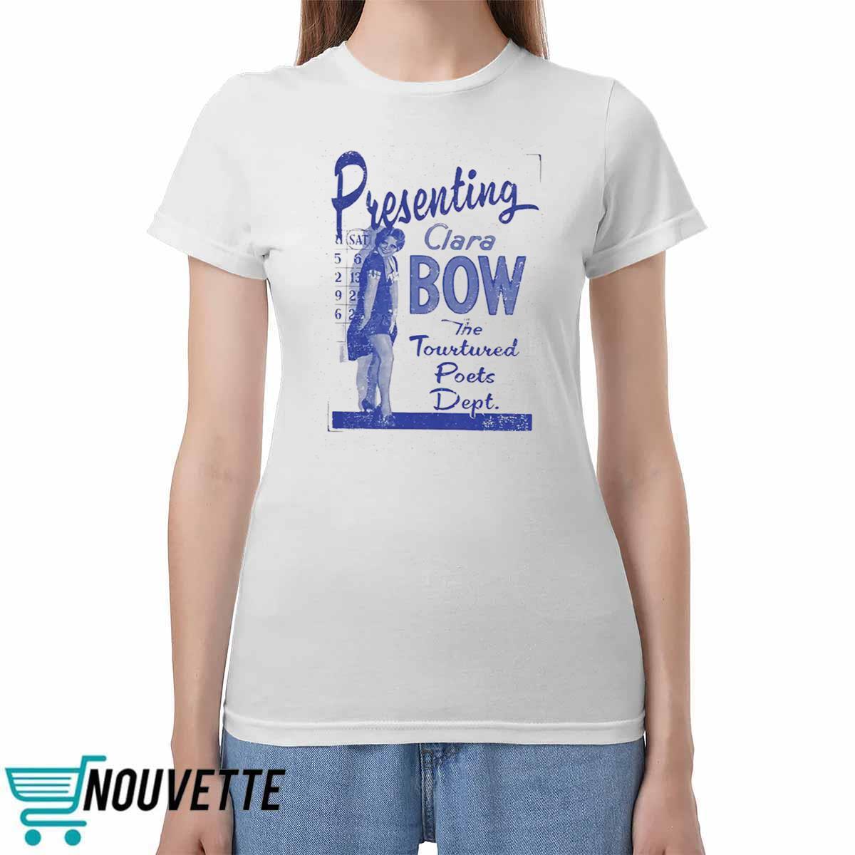 Presenting Clara Bow The Tourtured Poets Dept Shirt Presenting Clara Bow The Tortured Poets Dept Shirt