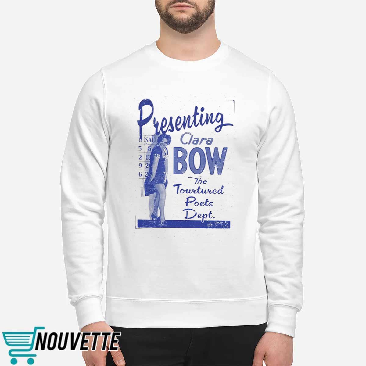 Presenting Clara Bow The Tortured Poets Dept Shirt Presenting Clara Bow The Tortured Poets Dept Shirt