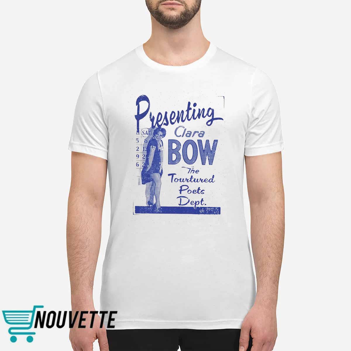 Presenting Clara Bow The Tortured Poets Dept Shirt Presenting Clara Bow The Tortured Poets Dept Shirt