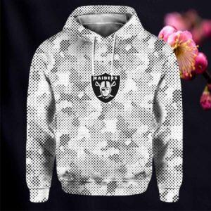 Raiders Nation Coach Antonio Pierce Camo Hoodie Raiders Nation Coach Antonio Pierce Camo Hoodie