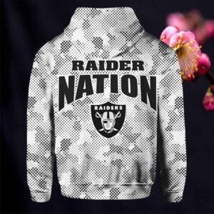 Raiders Nation Coach Antonio Pierce Camo Hoodie