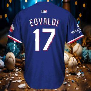 Ranger Nathan Eovaldi Postseason Jersey Giveaway 2024 1 Ranger Nathan Eovaldi Replica Postseason Jersey Giveaway 2024