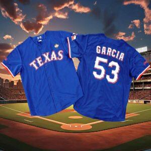 Rangers Adolis Garcia Postseason Jersey 2024 Giveaway