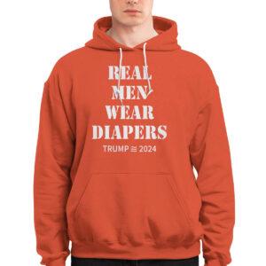 Real Men Wear Diapers Trump 2024 Shirt