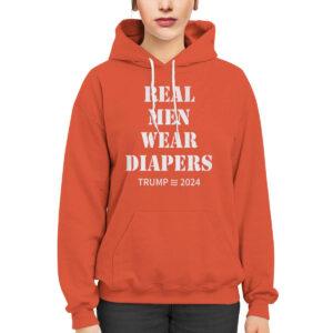 Real Men Wear Diapers Trump 2024 Shirt