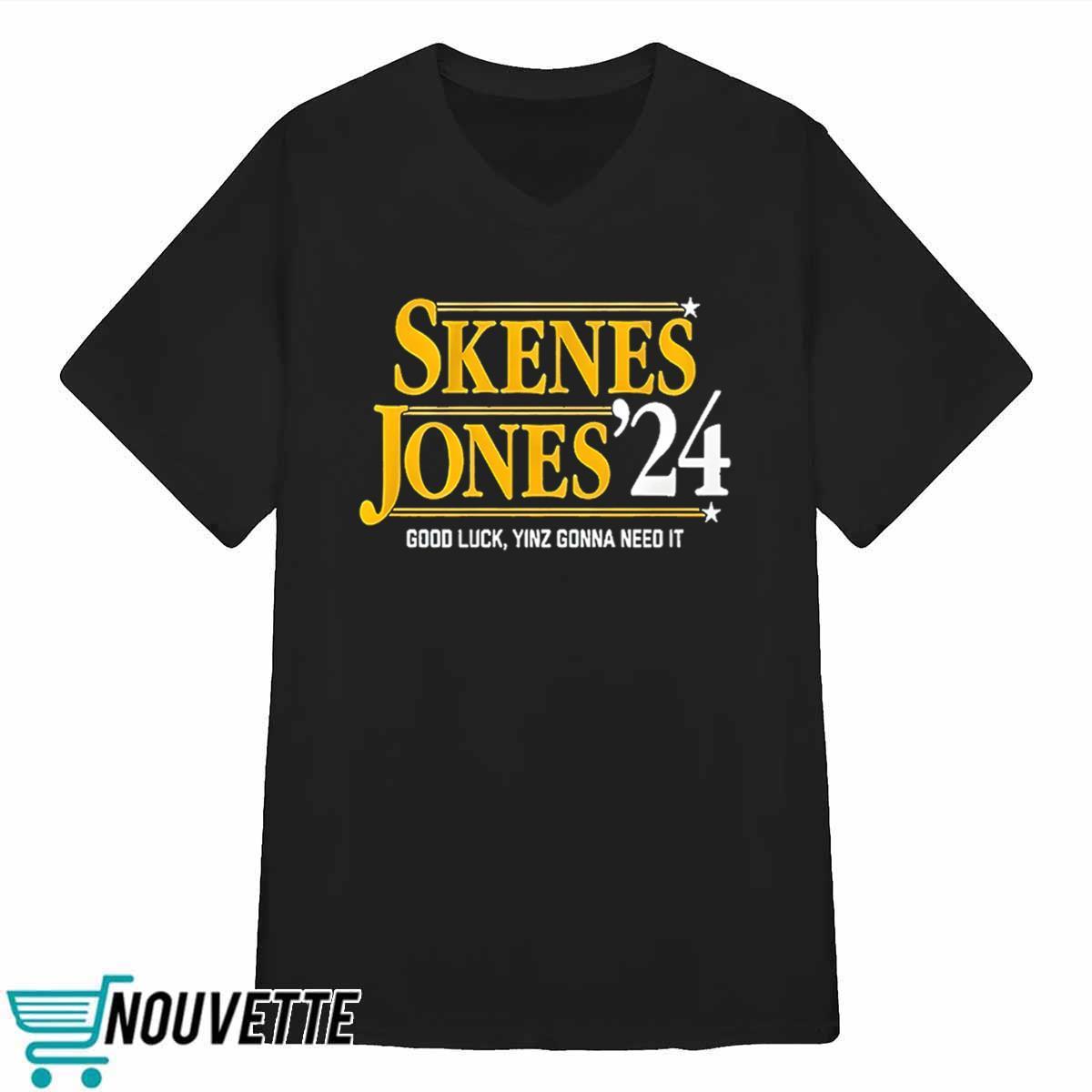 Skenes Jones 24 Good Luck Yinz Gonna Need It Shirt Skenes Jones 24 Good Luck Yinz Gonna Need It Shirt