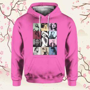 Taylor The Eras Tour 2023 2024 Pink Hoodie Taylor The Eras Tour 2023 2024 Pink Hoodie