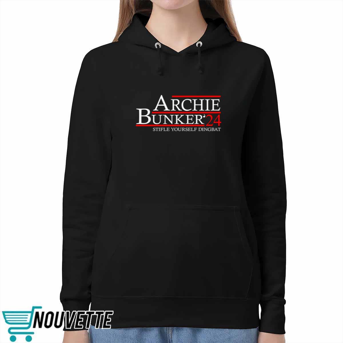 Archie Bunker 24 Stifle Yourself Dingbat Shirt Archie Bunker 24 Stifle Yourself Dingbat Shirt