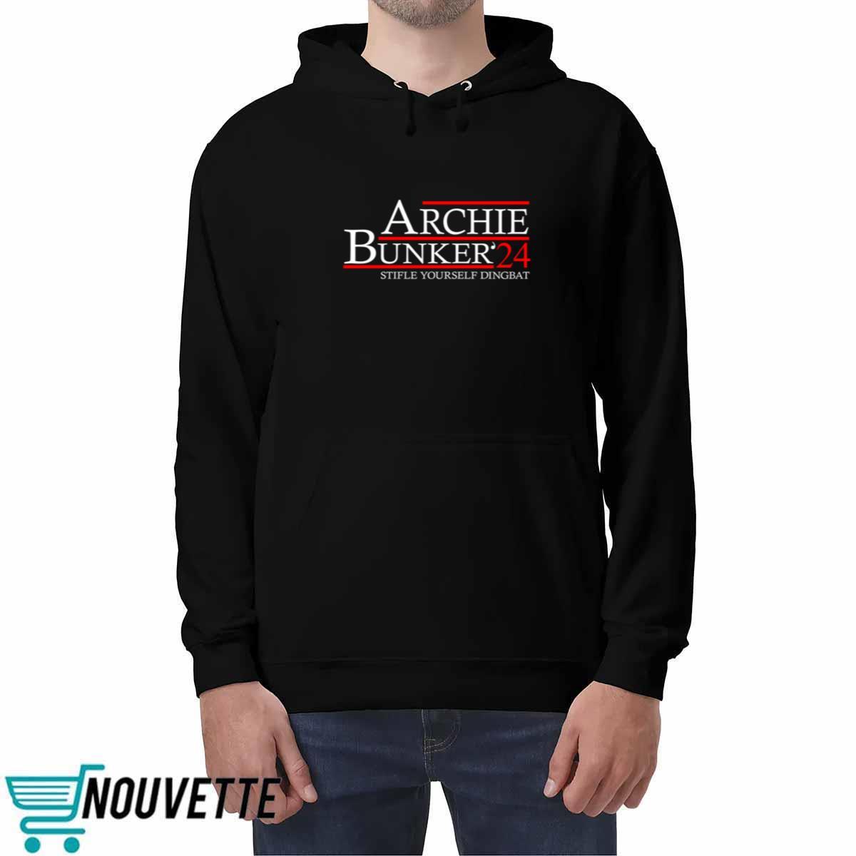 Archie Bunker 24 Stifle Yourself Dingbat Shirt Archie Bunker 24 Stifle Yourself Dingbat Shirt