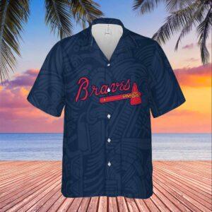 Braves Tribal Motifs Hawaiian Shirt