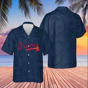 Braves Tribal Motifs Hawaiian Shirt