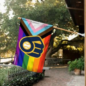 Brewers Pride Night Flag 2024 Giveaway