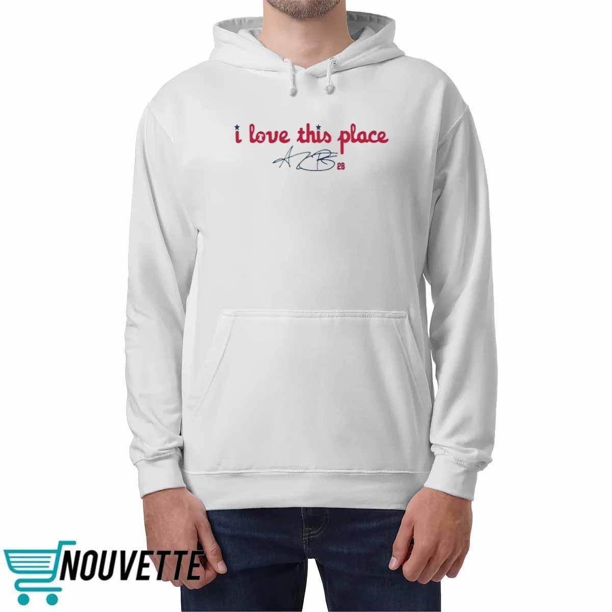 Cristopher Sanchez Alec Bohm I Love This Place Shirt Cristopher Sanchez Alec Bohm I Love This Place Shirt