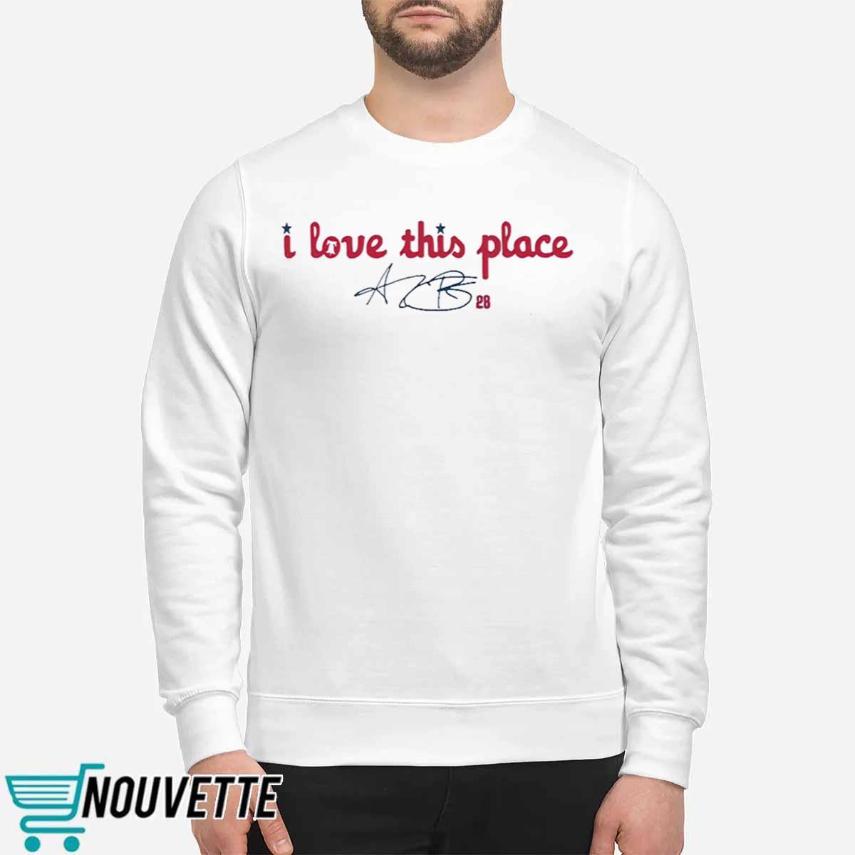 Cristopher Sanchez Alec Bohm I Love This Place Shirt Cristopher Sanchez Alec Bohm I Love This Place Shirt