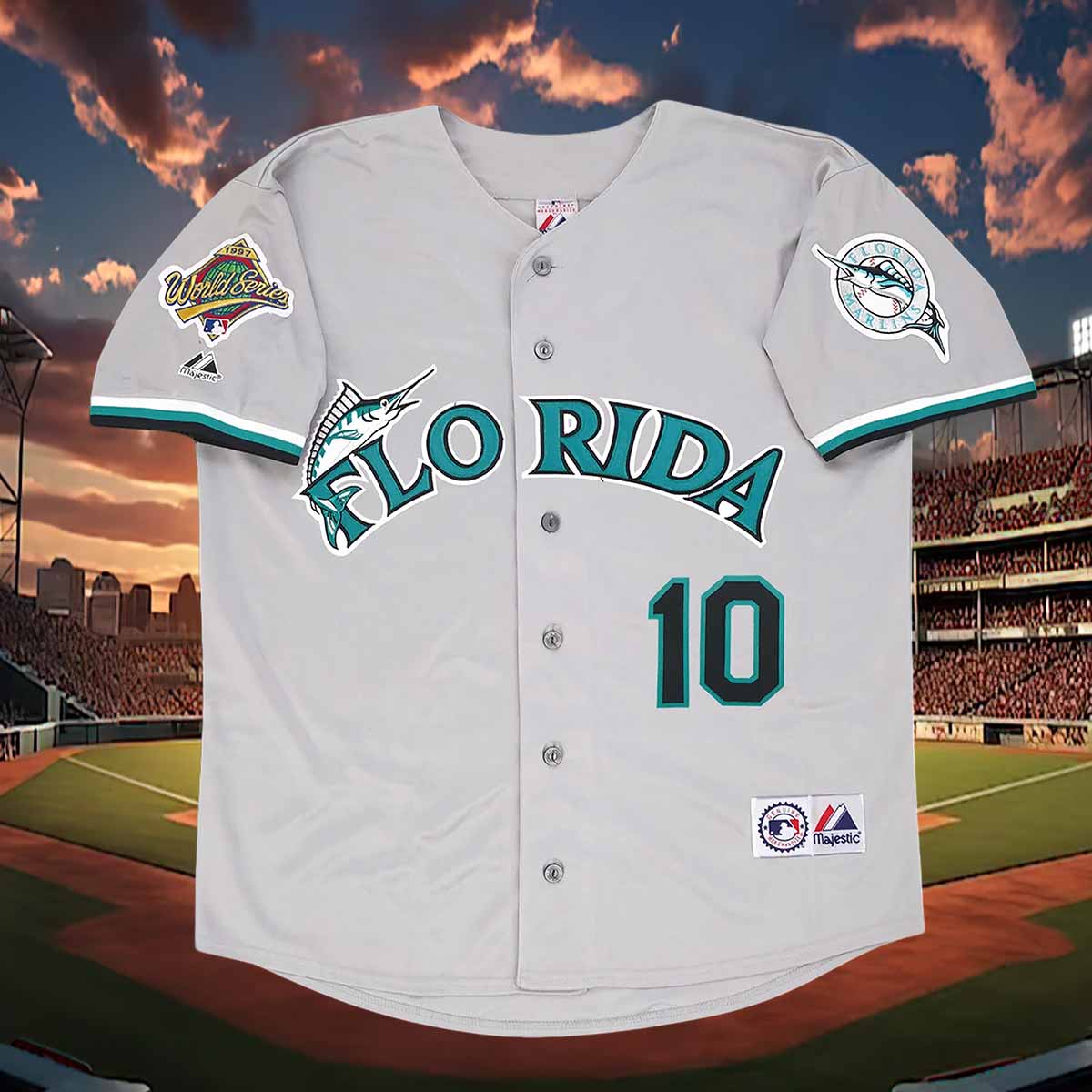 Gary Sheffield 1997 Florida Marlins Home Road Alt Jersey 2024 Gary Sheffield 1997 Florida Marlins Home Road Alt Jersey 2024