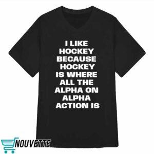 I Like Hockey Because Hockey Is Where All The Alpha On Alpha Action Is Shirt 3 I Like Hockey Because Hockey Is Where All The Alpha On Alpha Action Is Shirt