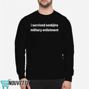 I Survived Seokjin Military Enlistment Shirt 2 I Survived Seokjin Military Enlistment Shirt