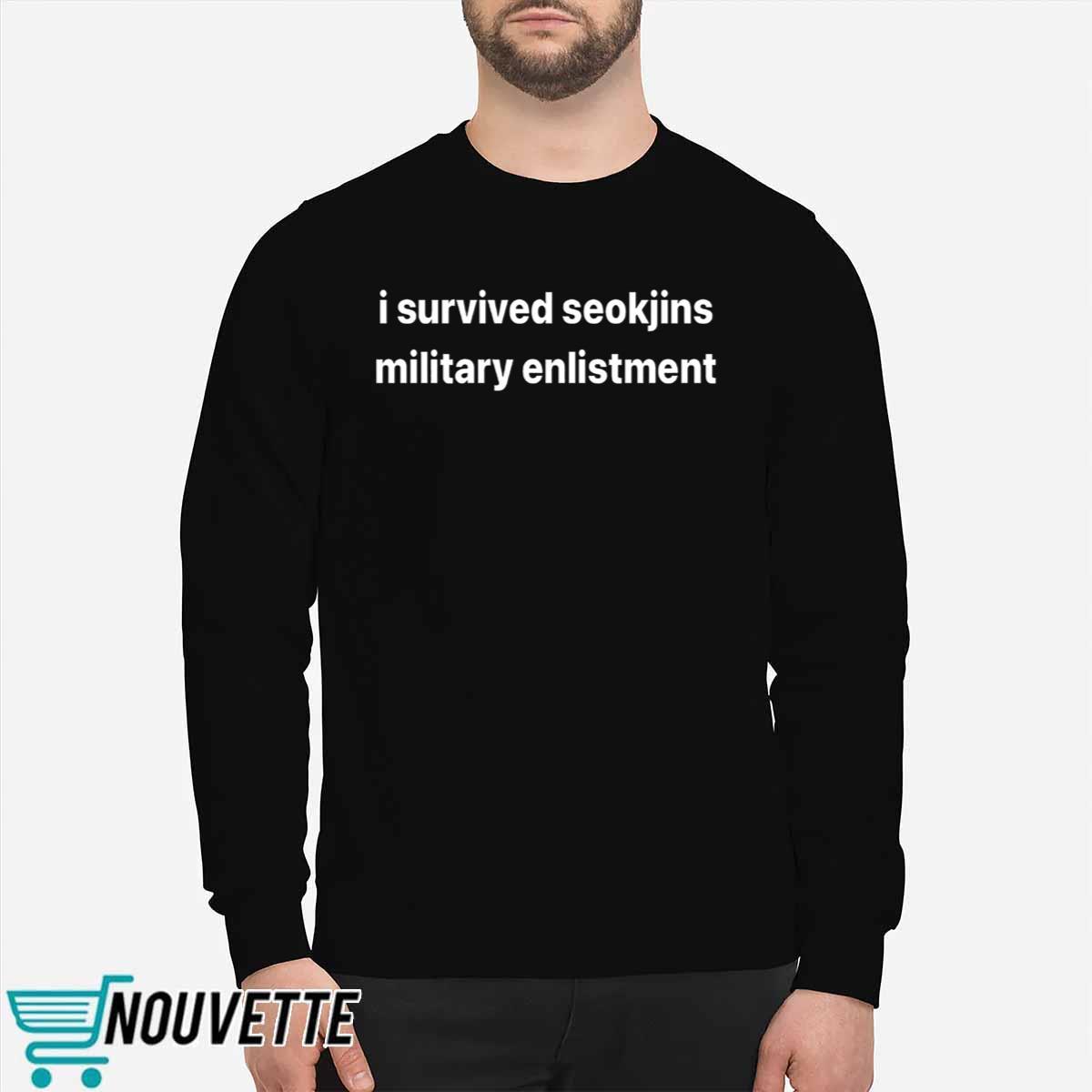 I Survived Seokjin Military Enlistment Shirt I Survived Seokjin Military Enlistment Shirt