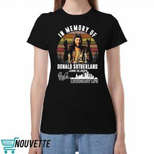 In Memory Of Donald Sutherland June 21 2024 Shirt
