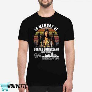 In Memory Of Donald Sutherland June 21 2024 Shirt