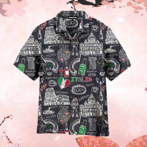 Italy Symbols Aloha Hawaiian Shirt Italy Symbols Aloha Hawaiian Shirt