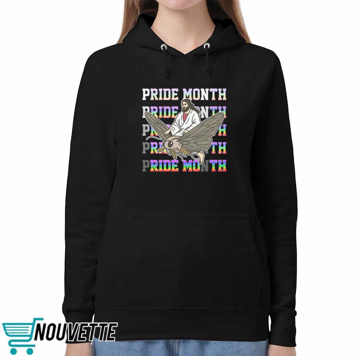 Jesus Ride Moth Pride Month Shirt Jesus Ride Moth Pride Month Shirt