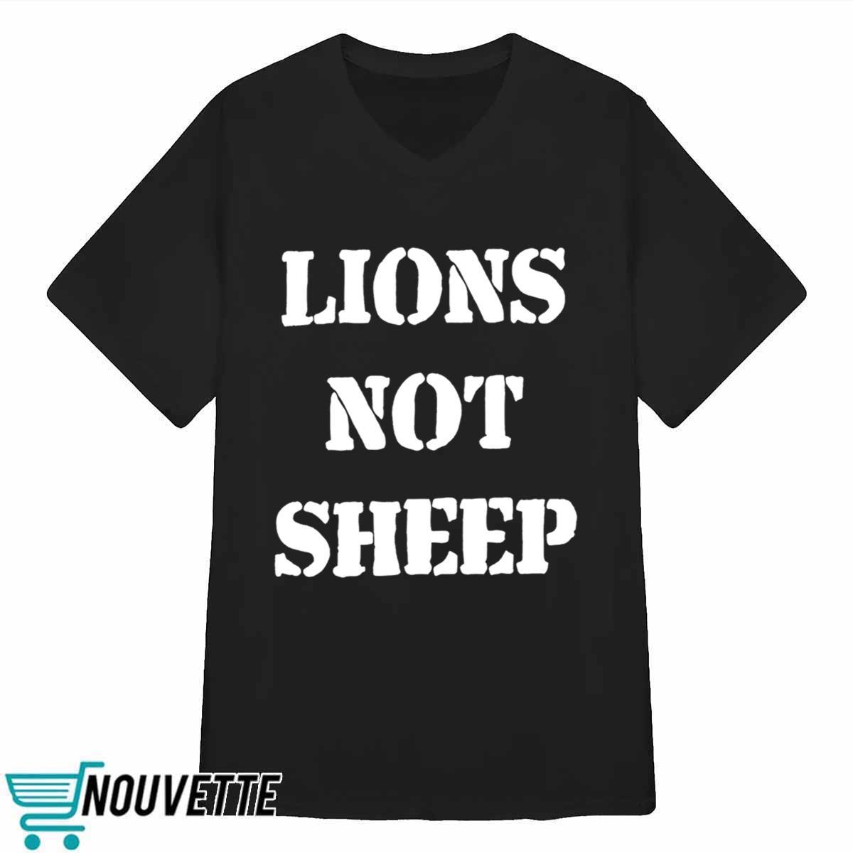 Julian Edelman Lions Not Sheep Shirt Julian Edelman Lions Not Sheep Shirt