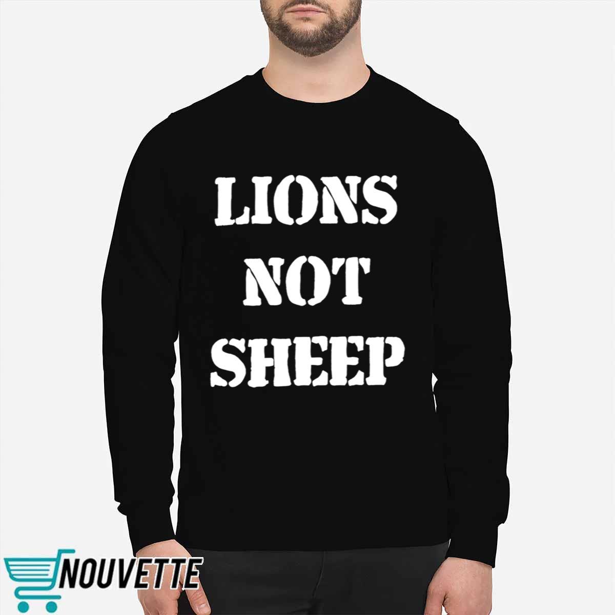 Julian Edelman Lions Not Sheep Shirt Julian Edelman Lions Not Sheep Shirt