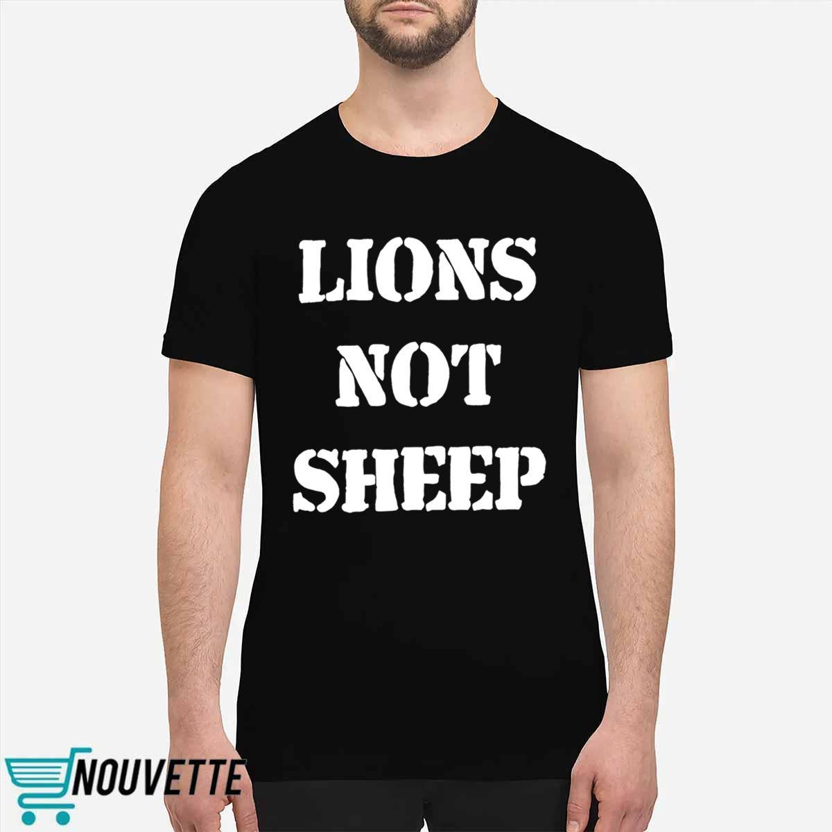 Julian Edelman Lions Not Sheep Shirt Julian Edelman Lions Not Sheep Shirt