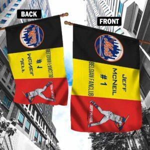 Mets and Phillies Jeff McNeil Belgian Flag Mets and Phillies Jeff McNeil Belgian Flag