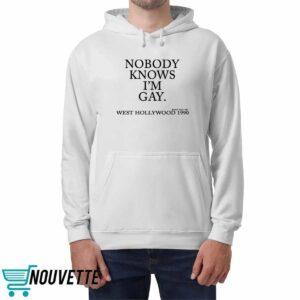 Nobody Knows I'm Gay West Hollywood 1990 shirt 4 Nobody Knows I'm Gay West Hollywood 1990 shirt