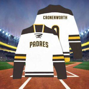 Padres Cronenworth Hockey Night Jersey Giveaway 2024 Padres Cronenworth Hockey Night Jersey Giveaway 2024