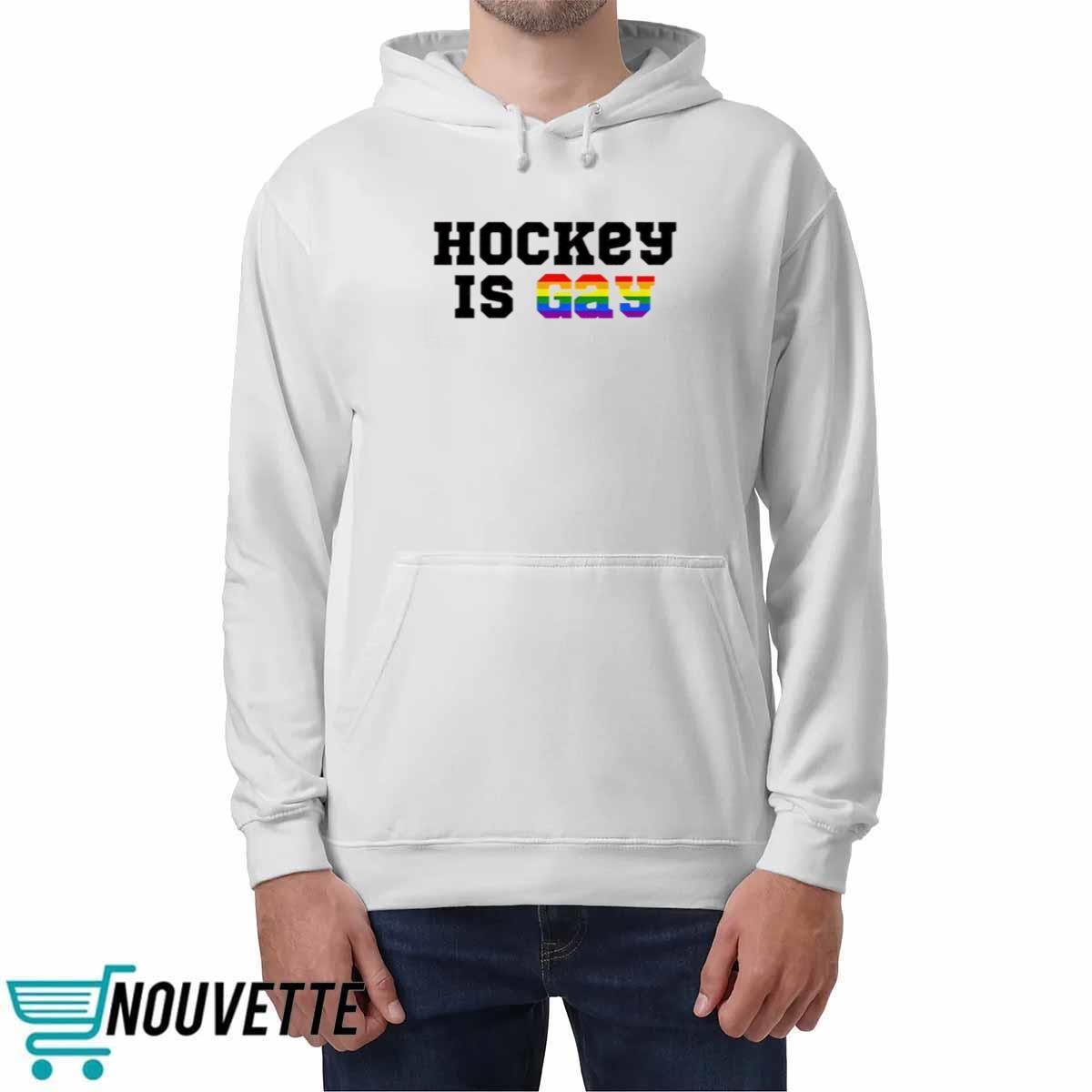 Pride Month Hockey Is Gay Shirt Pride Month Hockey Is Gay Shirt