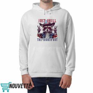 Raccoon Just Chill The Fourth Out Shirt 4 Raccoon Just Chill The Fourth Out Shirt