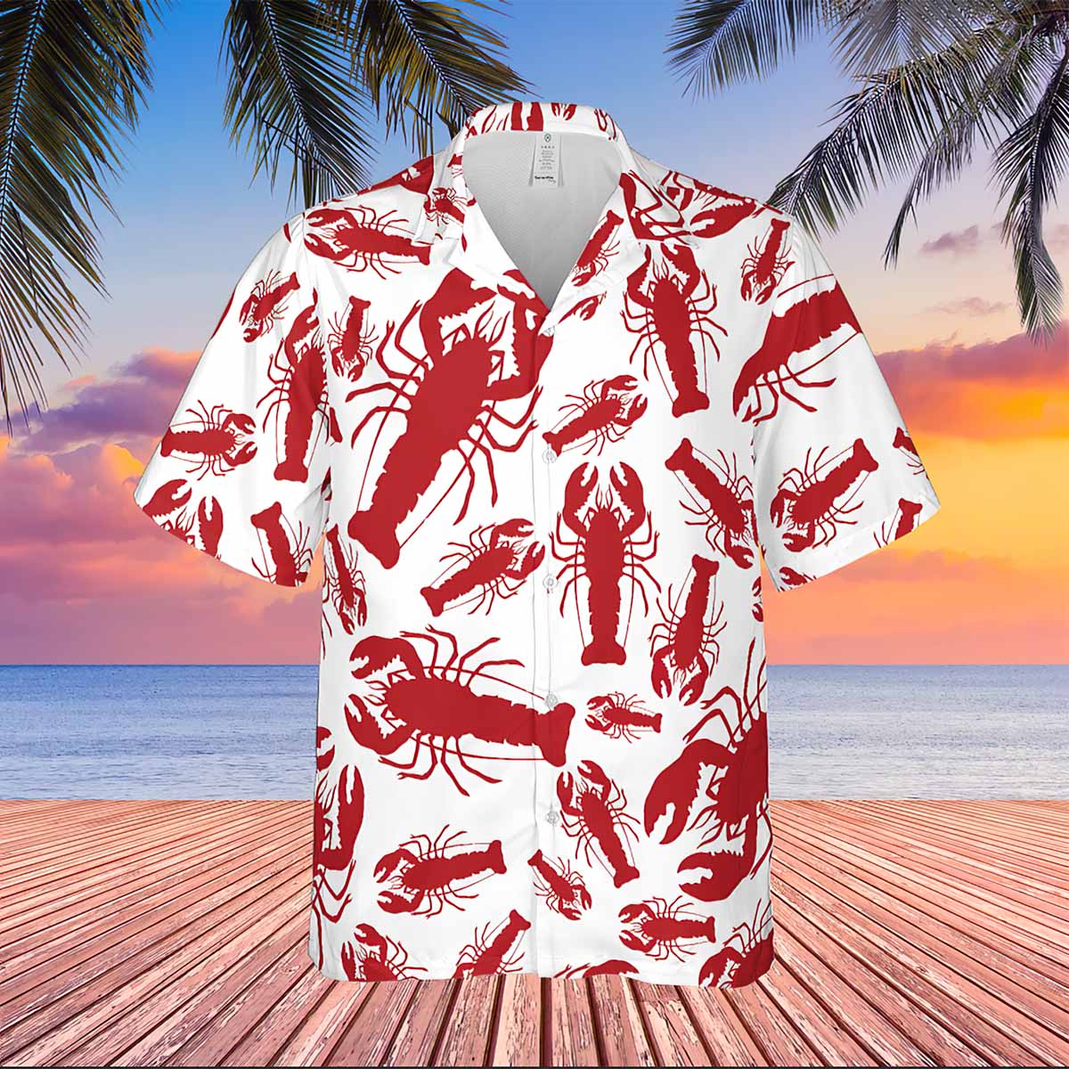 Red Lobster Hawaiian Shirt1 Red Lobster Hawaiian Shirt