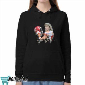 Taylor Wearing Travis Kelce Shirt 5 Taylor Wearing Travis Kelce Shirt