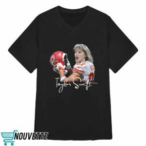 Taylor Wearing Travis Kelce Shirt 3 Taylor Wearing Travis Kelce Shirt