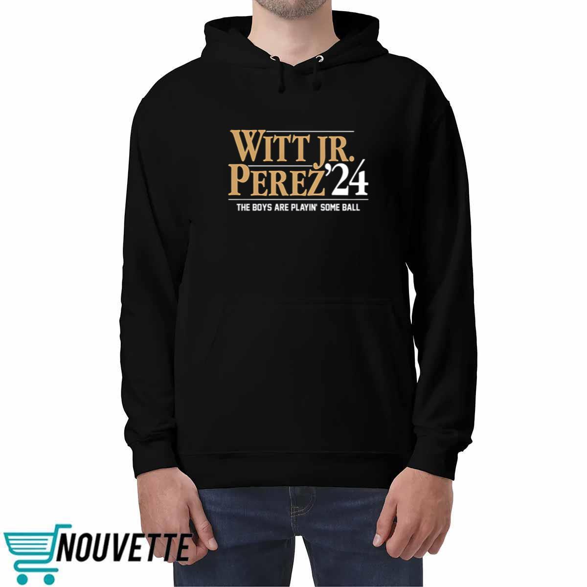 Witt Jr Perez 24 The Boys Are Playin Some Ball Shirt Witt Jr Perez 24 The Boys Are Playin Some Ball Shirt