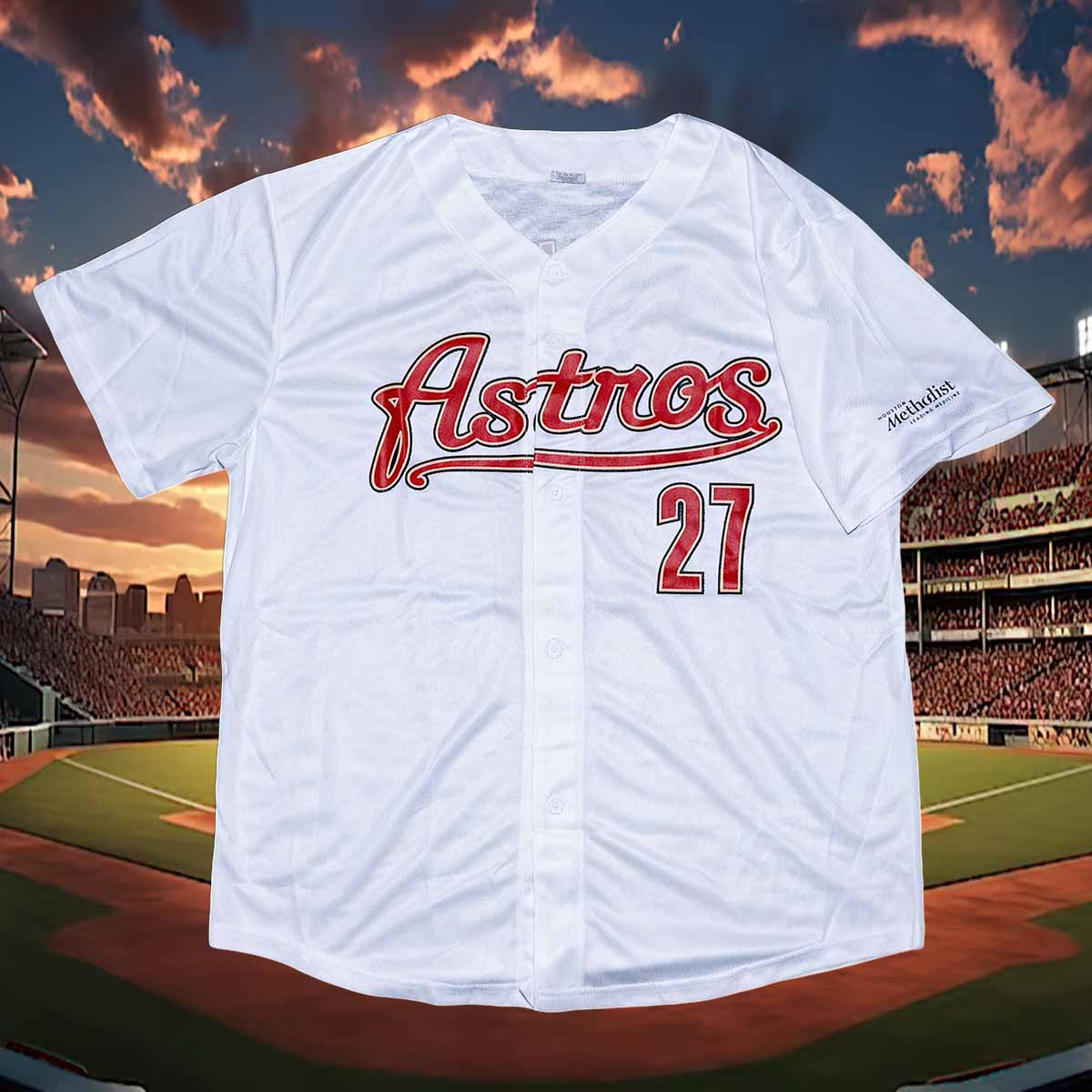 Astros Jose Altuve 2010s White Replica Jersey Giveaway 2024 Astros Jose Altuve 2010s White Jersey Giveaway 2024